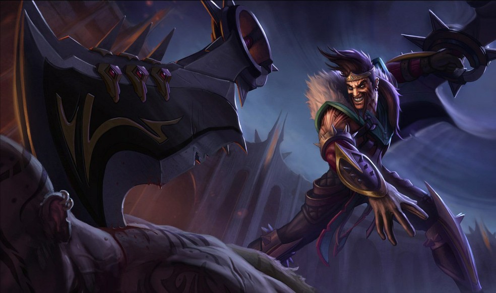 Draven é o campeão favorito de brTT — Foto: Divulgação/Riot Games