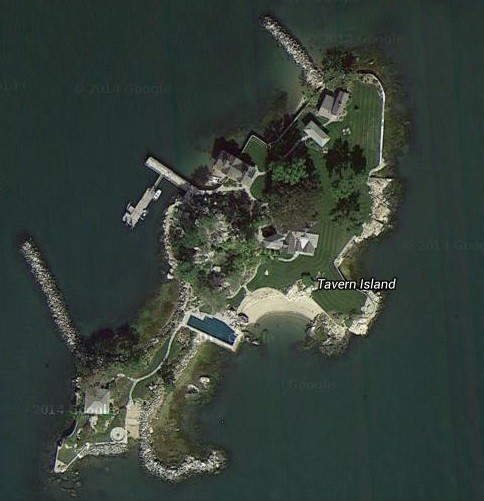 Vista da ilha no Google Maps (Foto: Reprodução/ Google)