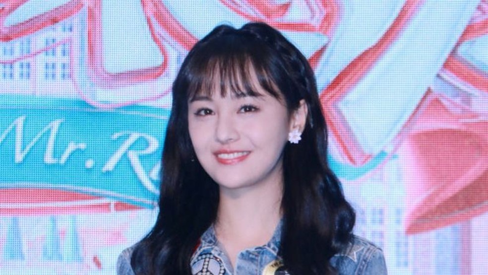 A atriz Zheng Shuang foi criticada por seu alto salário — Foto: Getty Images via BBC