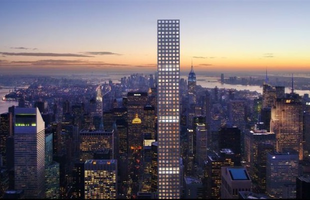 Quando estiver pronto, o edifício 432 Park Avenue pode se tornar o terceiro mais alto de Nova York (Foto: CIM Group & Macklowe Properties)