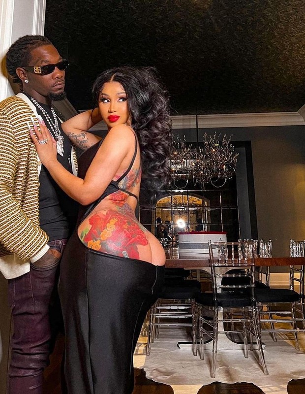 Cardi B e Offset (Foto: Reprodução/Instagram)