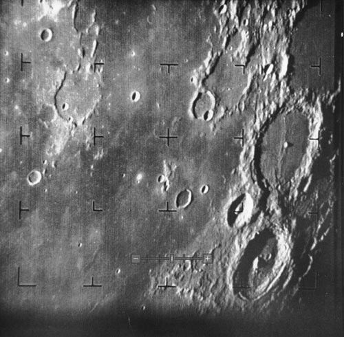 Primeira foto detalhada da Lua (Foto: Reprodução/NASA)