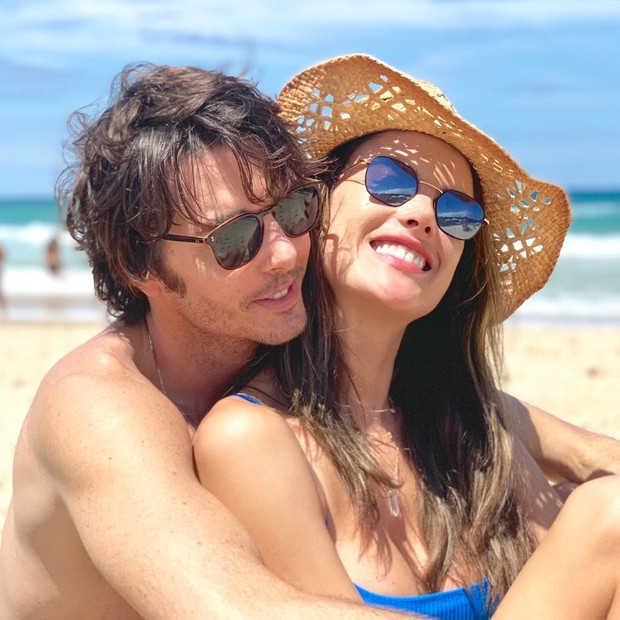 Nicolo' Oddi e Alessandra Ambrósio (Foto: reprodução/Instagram)