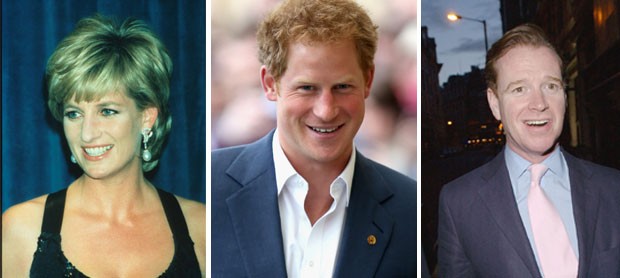 Diana, Harry e James Hewitt (Foto: Getty Images)