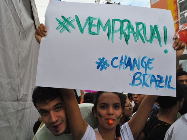 Protesto (Foto: Anderson Oliveira/ Blog do Anderson)