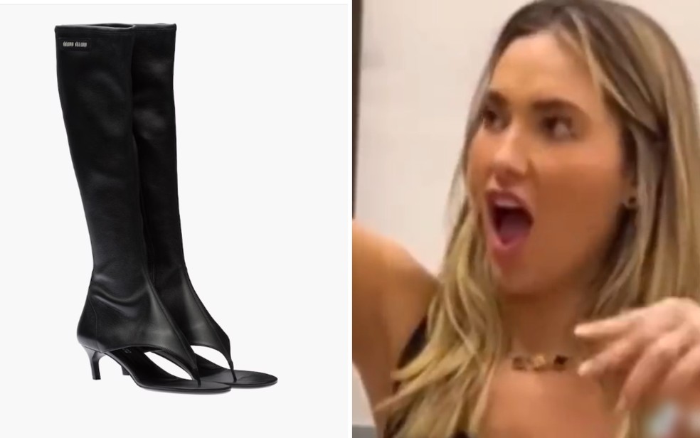 Bota de dedo: Virginia ganha calado de R$ 12 mil da sogra   Foto: Reproduo/Redes sociais