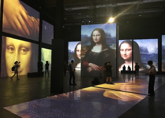 Exposição celebra 500 anos de Leonardo da Vinci (Foto: Érica Mendes)
