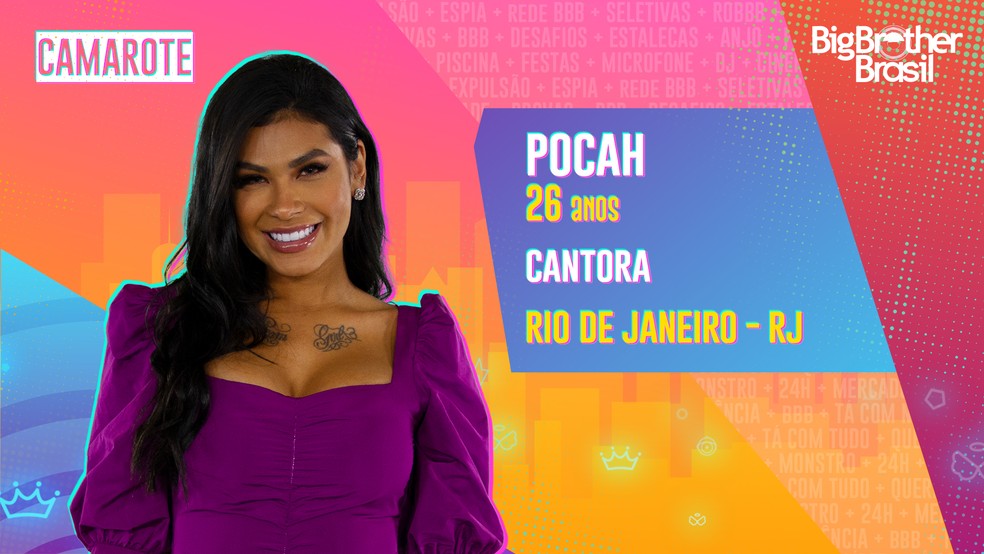 Pocah é participante do BBB21 — Foto: Globo
