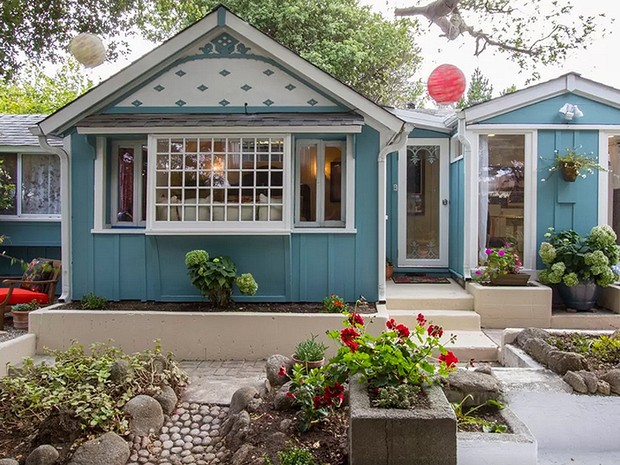 O estúdio em Pacific Grove, na Califórnia, pertenceu ao escritor John Steinbeck nos anos 1940  (Foto: Reprodução/Airbnb)