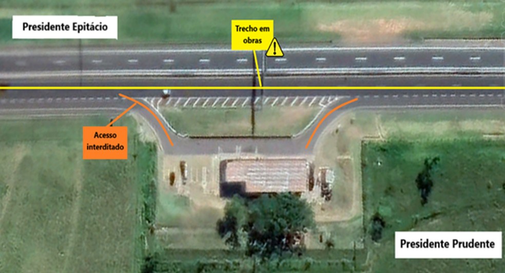 Manutenção com bloqueio em acesso a SAU — Foto: Cart