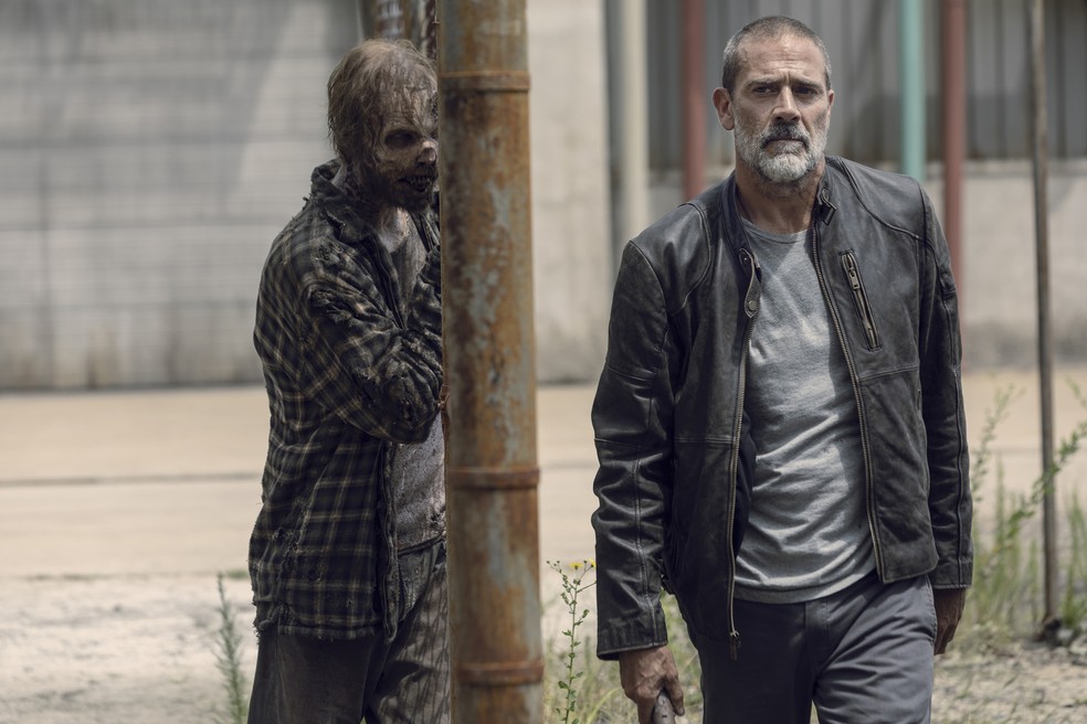 Jeffrey Dean Morgan em The Walking Dead — Foto: IMDB