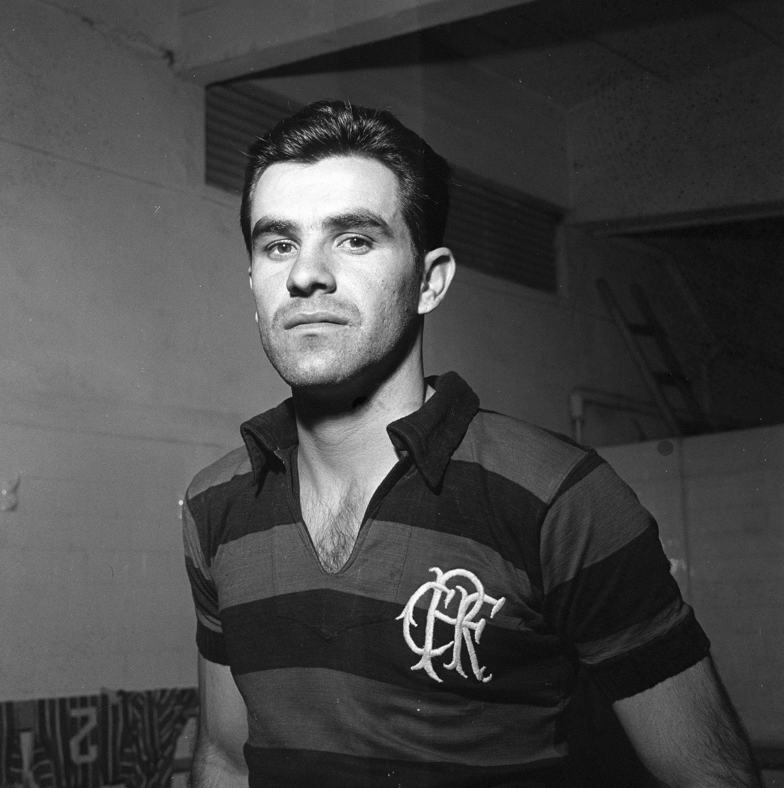 Evaristo de Macedo brilhou com a camisa 10 do Flamengo antes de ser um dos primeiros craques brasileiros na Europa — Foto: Agência O Globo