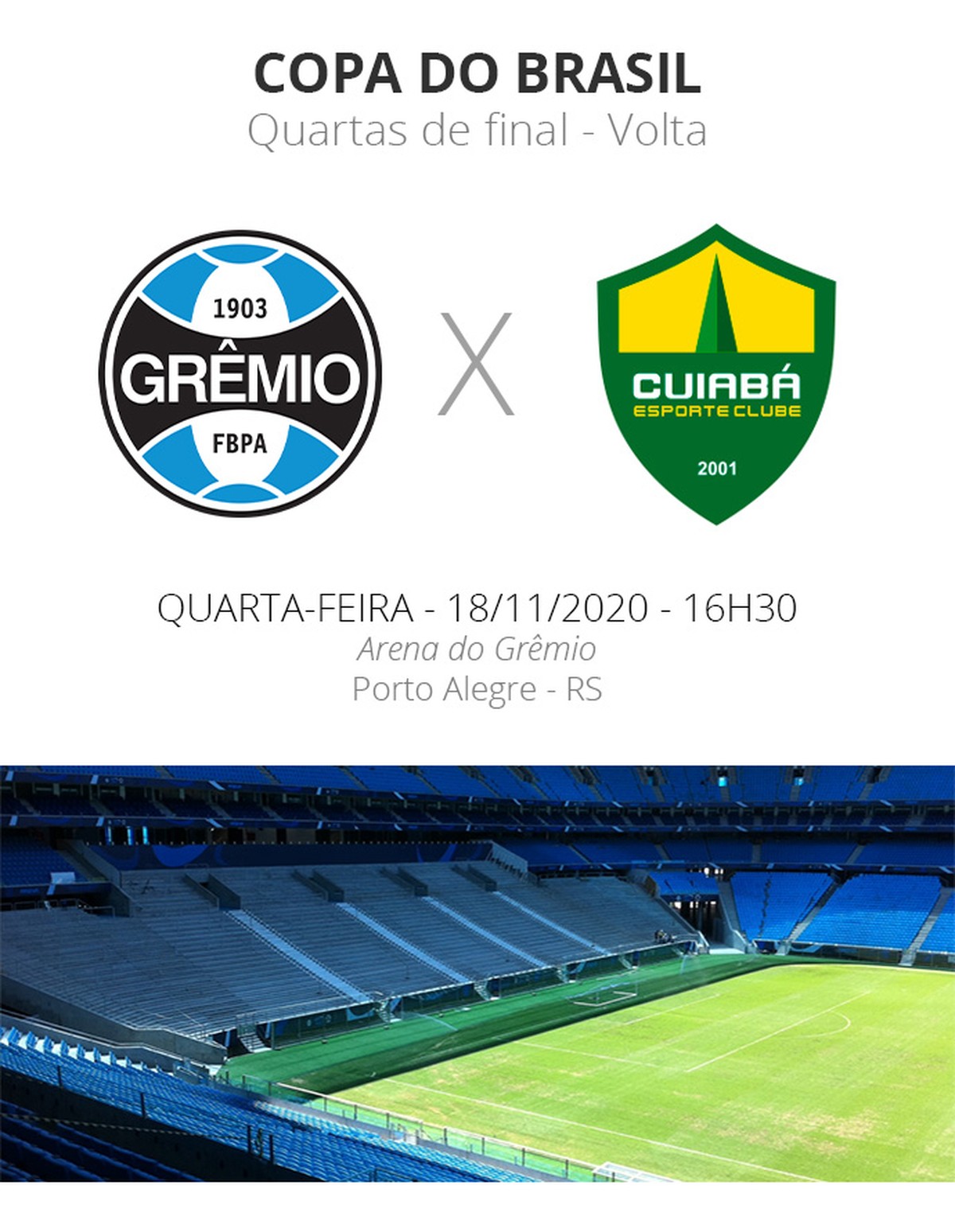 Gremio X Cuiaba Veja Onde Assistir Escalacoes Desfalques E Arbitragem Copa Do Brasil Ge