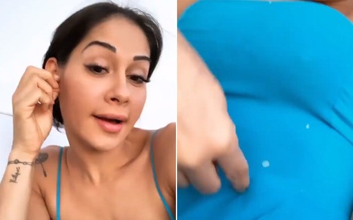 Mayra Cardi mostra roupas manchadas após faxina: "Estou ...