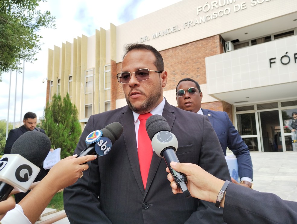 Rafael Nunes, advogado de Marcelo da Silva, acusado de matar a menina Beatriz — Foto: Emerson Rocha / g1 Petrolina