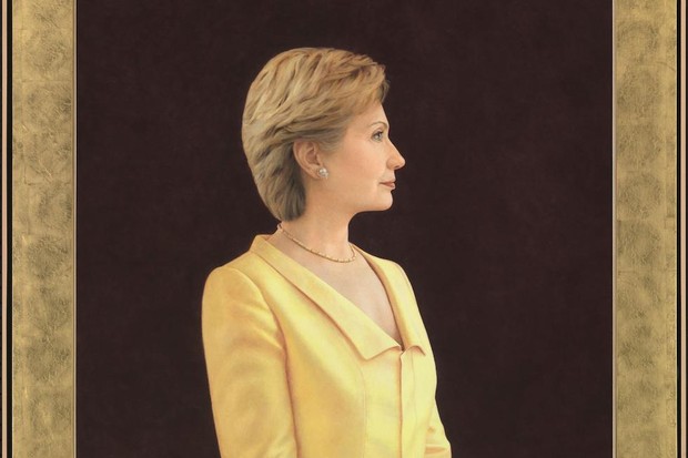 Primeiras-damas dos EUA são retratadas em exposição virtual - Hillary Clinton (Foto: Divulgação/National Portrait Gallery)