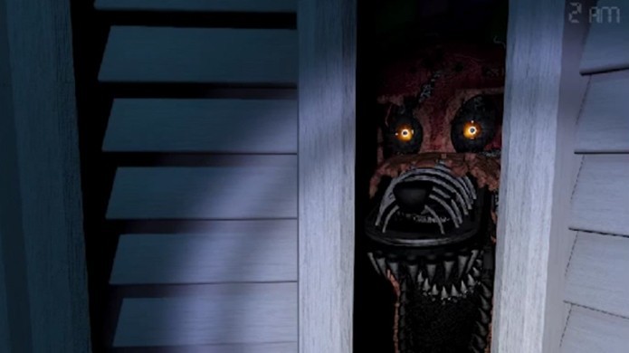Five Nights at Freddys 4: The Final Chapter leva o terror para dentro de casa. Cheque os armários e embaixo da cama (Foto: Reprodução/YouTube)