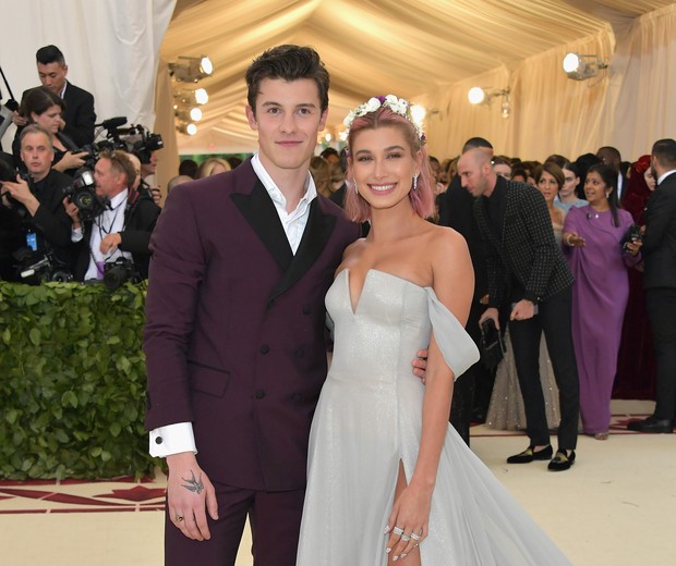 Hailey Baldwin e Shawn Mendes, Baile do MET (Foto: Getty Images)