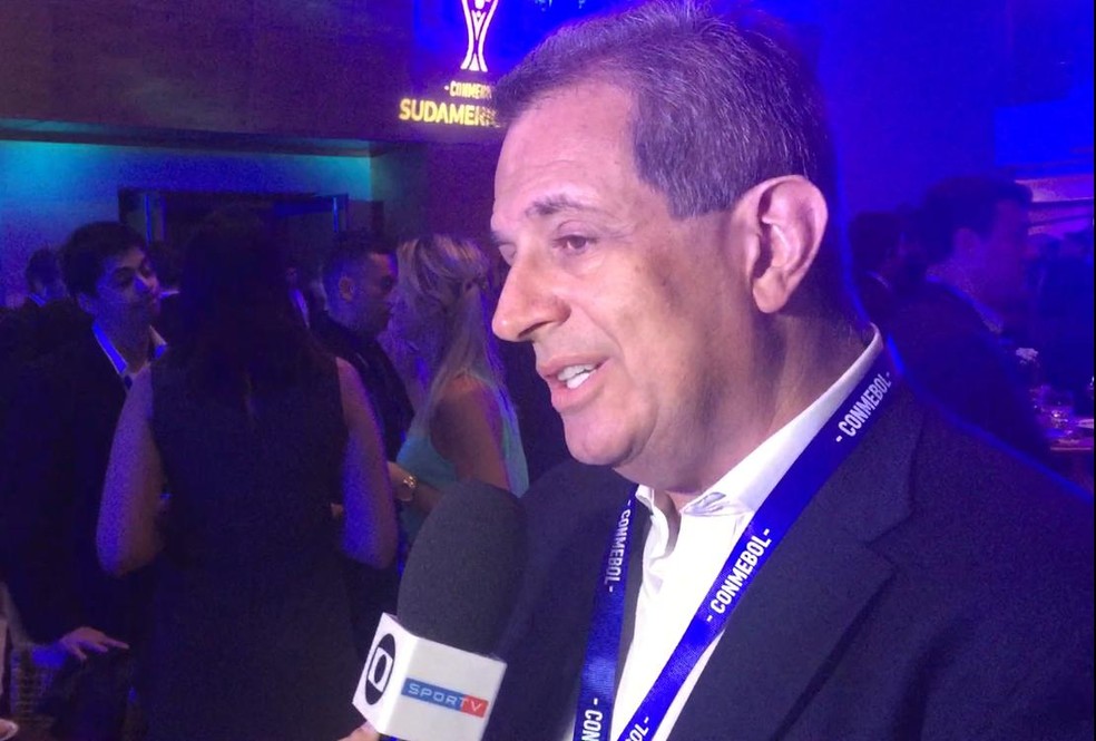 BAP representou o Flamengo em eventos da Conmebol em 2019 — Foto: Thiago Lima