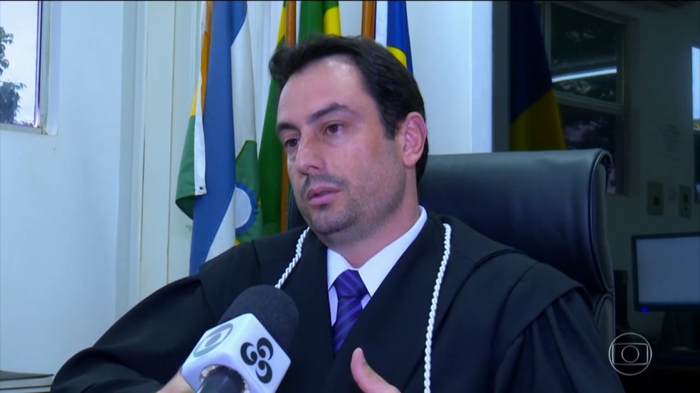 Juiz Fabr&iacute;zio de Menezes virou alvo do suspeito na &eacute;poca (Foto: Reprodu&ccedil;&atilde;o/TV Globo)
