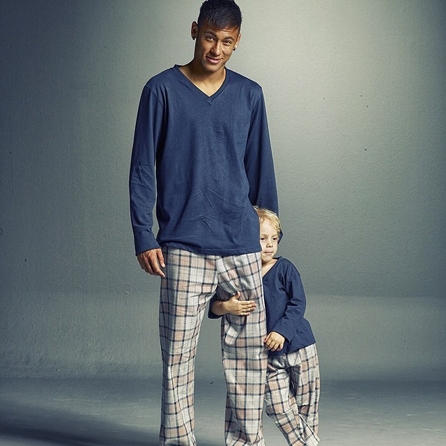 Neymar e o filho, Davi Lucca (Foto: reprodução instagram)