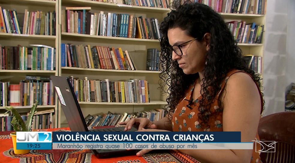 Milena Carvalho tem um projeto social para ouvir e ajudar a amenizar a dor de vítimas de abuso sexual — Foto: Reprodução/TV Mirante