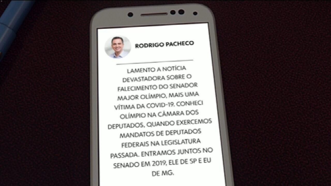 Morte de Major Olímpio repercute em Brasília