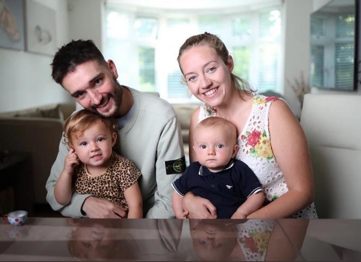 Kelsey e Tom Parker tiveram dois filhos, Aurelia e Bodhi (Foto: Reprodução / Instagram)