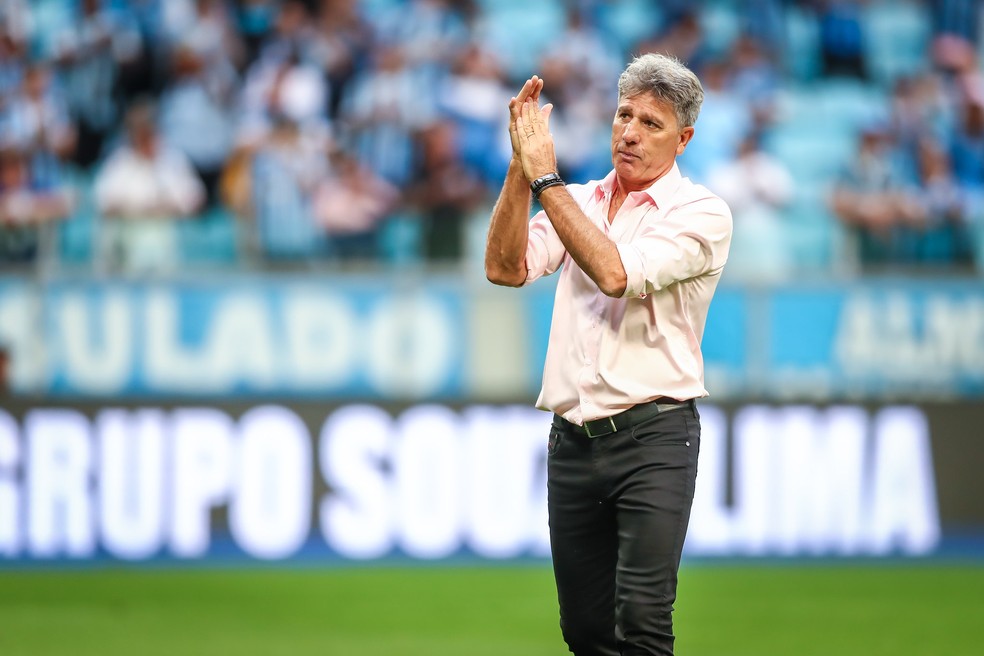 Renato em Grêmio x Bahia — Foto: Lucas Uebel/Grêmio/Divulgação 