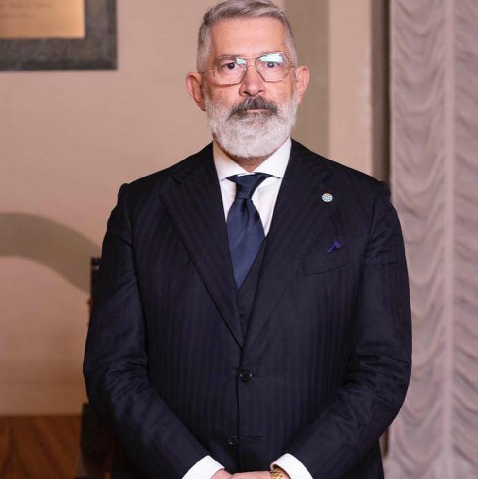 Paolo Rondelli é um dos "dois capitães regentes" de San Marino — Foto: Reprodução/Facebook