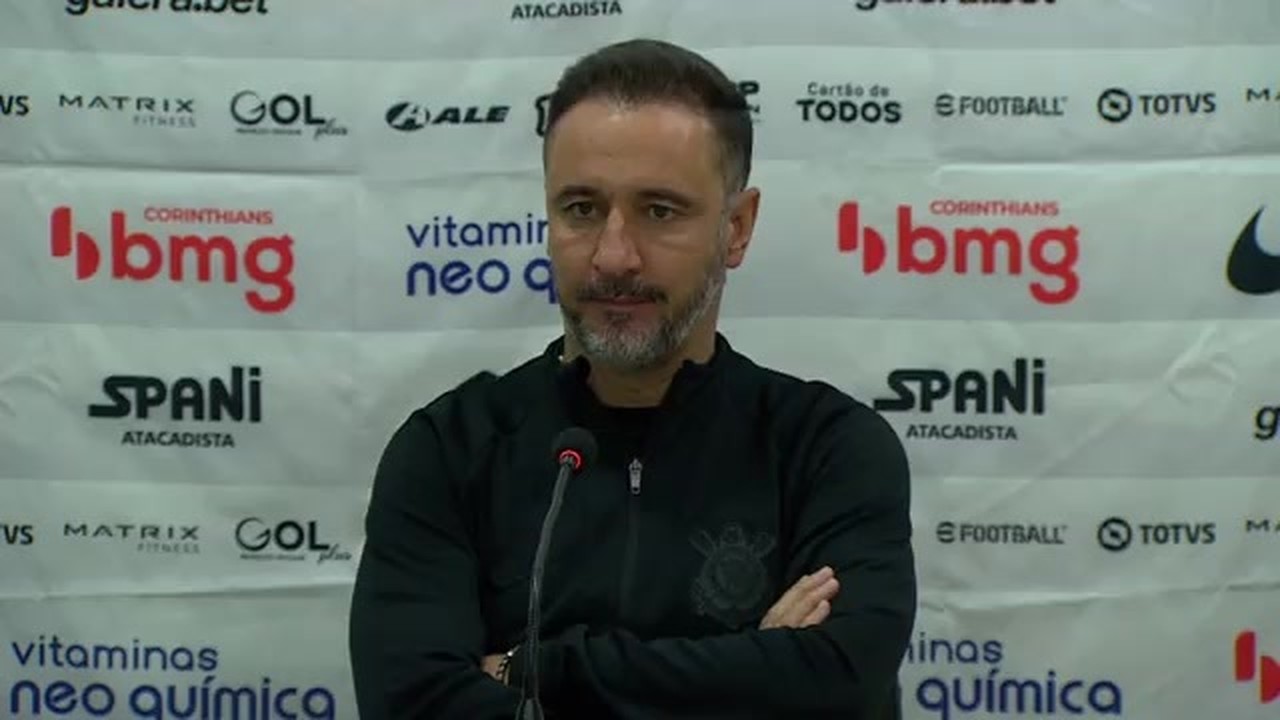 Veja trecho da entrevista coletiva de Vítor Pereira após América-MG x Corinthians