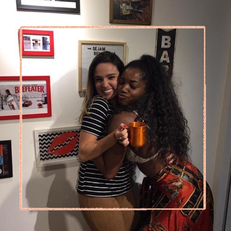 Luiza Nassau e Iza (Foto: Reprodução/Instagram)