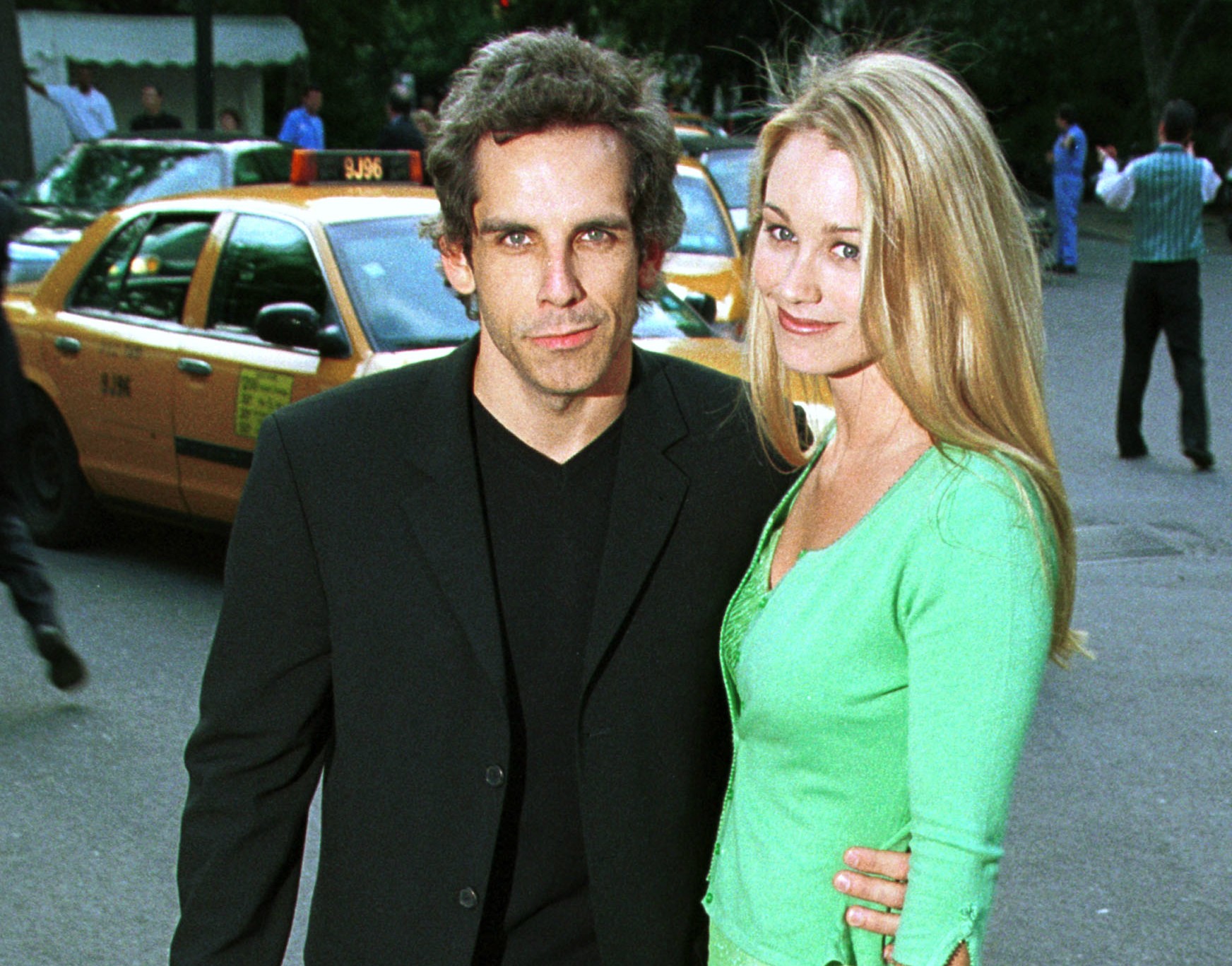 Ben Stiller e Christine Taylor, casados desde maio de 2000. (Foto: Getty Images)