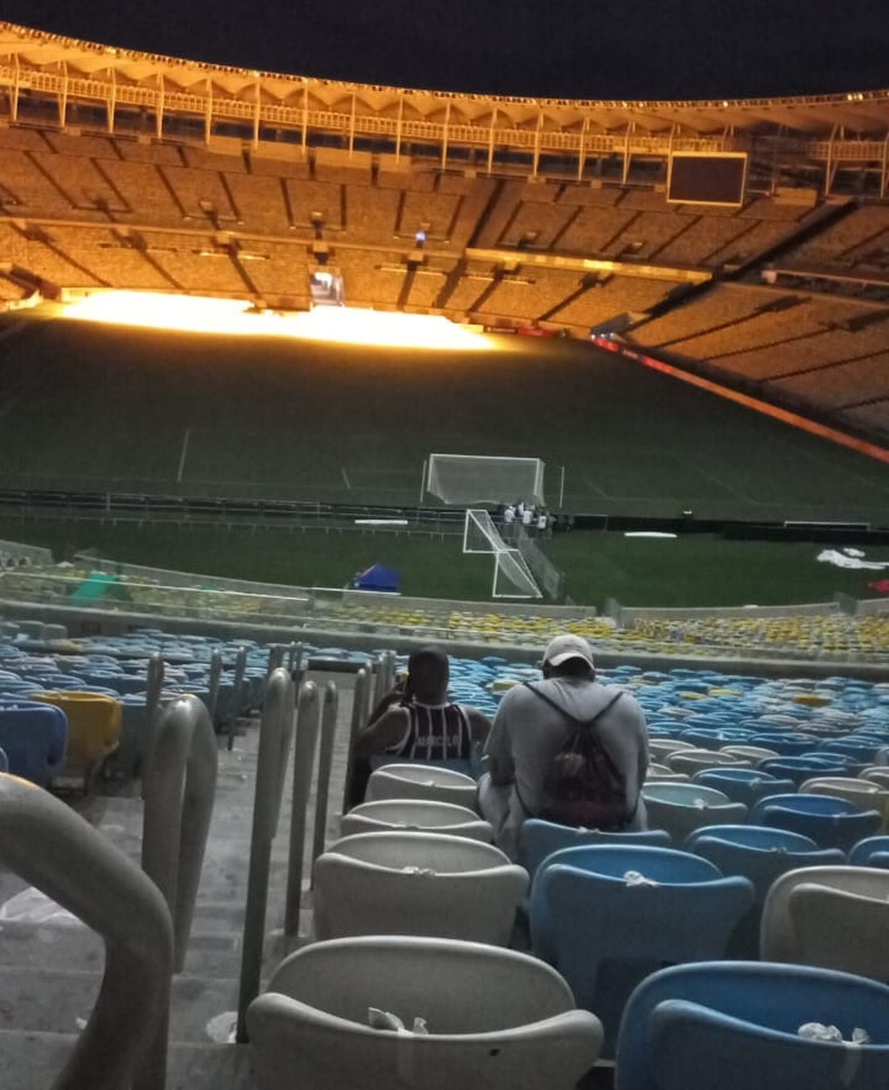 Torcida do Fluminense prepara festa com balões no Maracanã — Foto: Divulgação