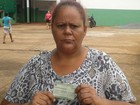 Dona de casa diz que outro eleitor votou em seu lugar, em Goiânia (Sílvio Túlio/G1)