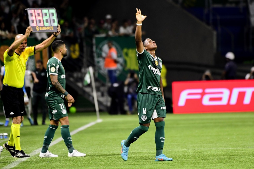 Endrick estreia pelo profissional do Palmeiras e quase marca um gol três minutos após entrar em campo