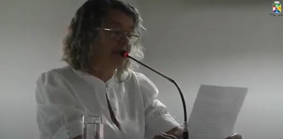 Francisca Carneiro dos Santos (Chiquita), vereadora Patrocínio, mãe de Cássio Remis — Foto: Câmara de Patrocínio/Reprodução