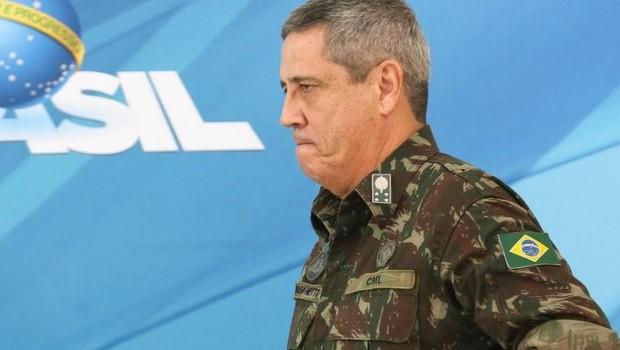 Braga Netto em foto de fevereiro de 2018, na ocasião da intervenção federal na segurança do Rio, no governo Temer (Foto: MARCELO CAMARGO/AGÊNCIA BRASIL)