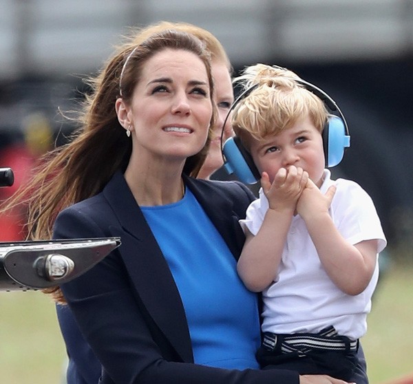 Kate Middleton e o príncipe George (Foto: Getty Images)