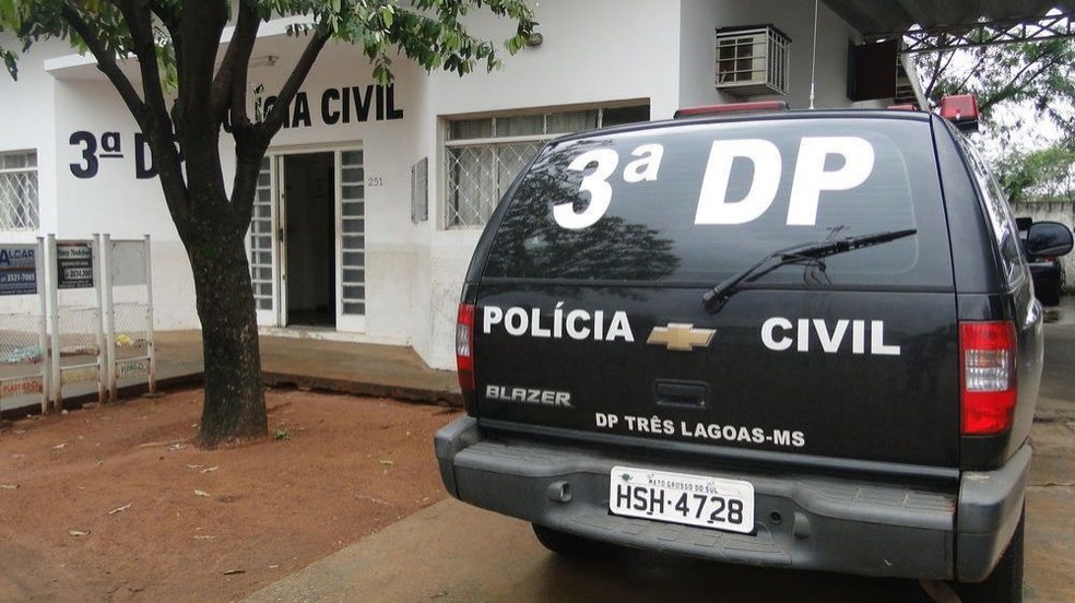 Homem procura a polÃ­cia apÃ³s ser agredido pela esposa, em TrÃªs Lagoas (MS). â Foto: Albecyr Pedro/Site Hoje Mais