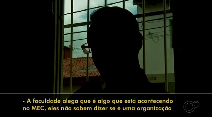 Instituição de ensino à distância causa problemas aos alunos que concluíram os cursos — Foto: Reprodução/TV TEM 