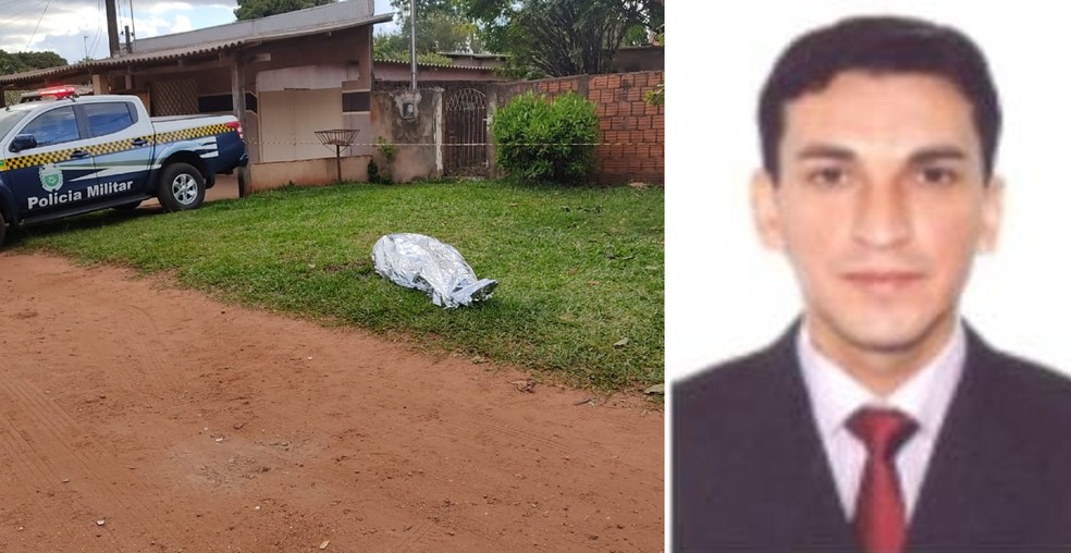 Advogado foi assassinado na fronteira.  — Foto: Reprodução