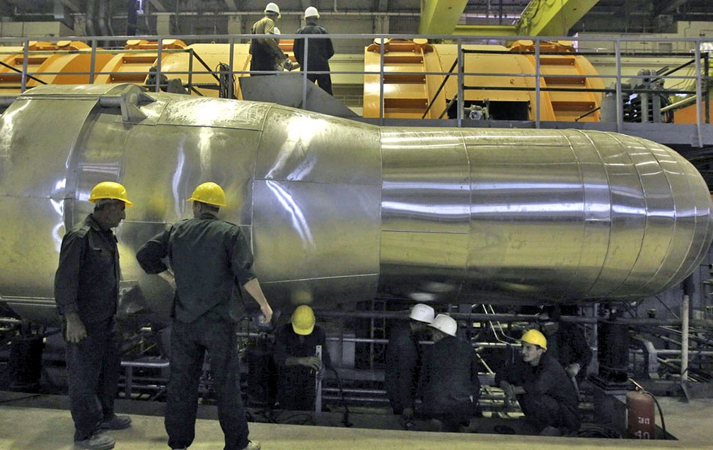 Reator nuclear iraniano â€” Foto: AP 