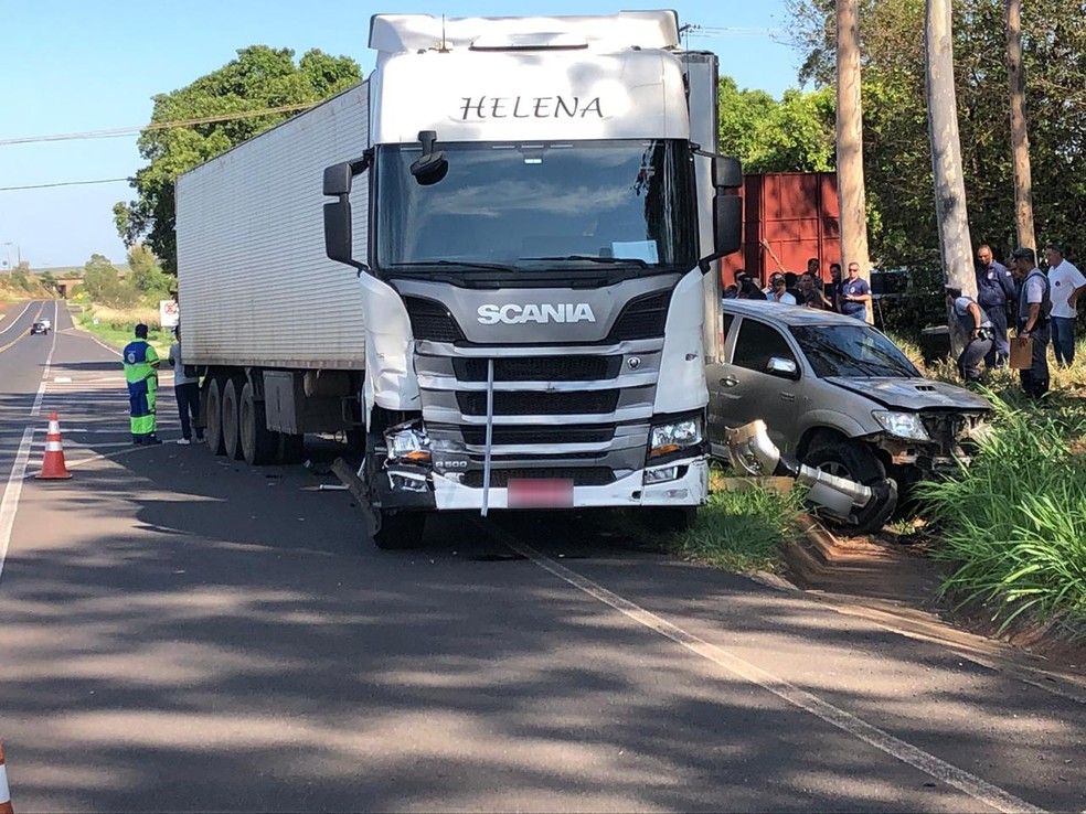 Agente penitenciário morreu em um acidente, em Martinópolis — Foto: David de Tarso/TV Fronteira