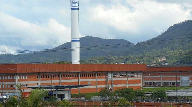 Fábrica da Weg em Jaraguá do Sul, Santa Catarina (Foto: Wikimedia Commons)