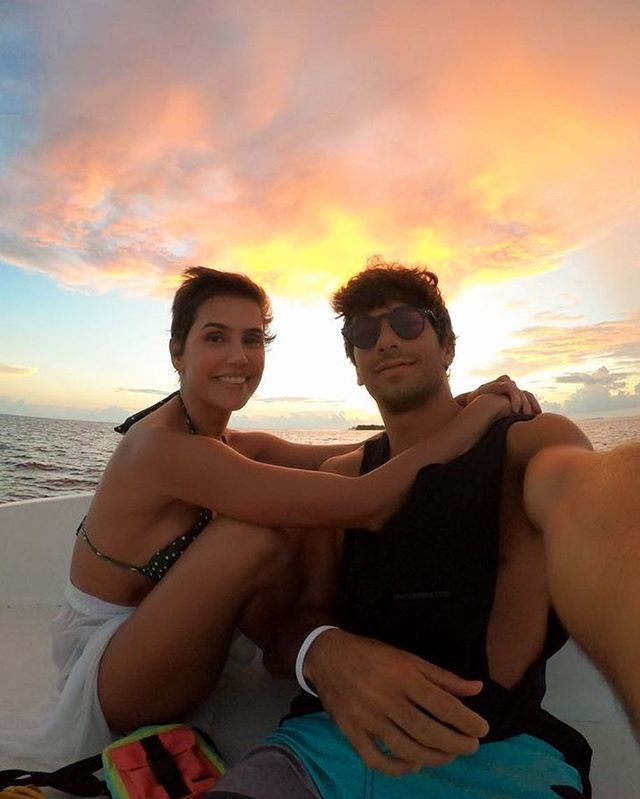 Deborah Secco e Hugo Moura nas Maldivas (Foto: Reprodução/Instagram)
