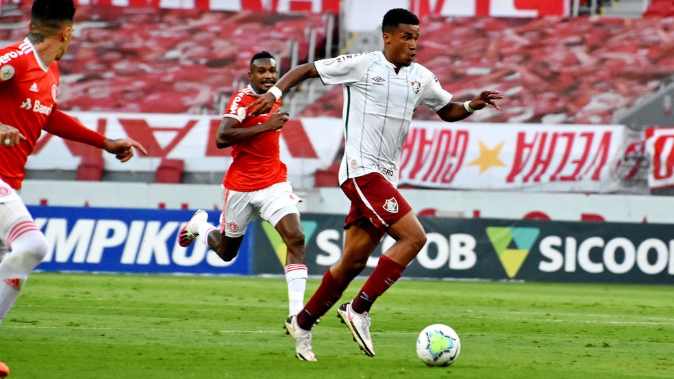 Marcos Paulo em Inter x Fluminense — Foto: Mailson Santana / FFC