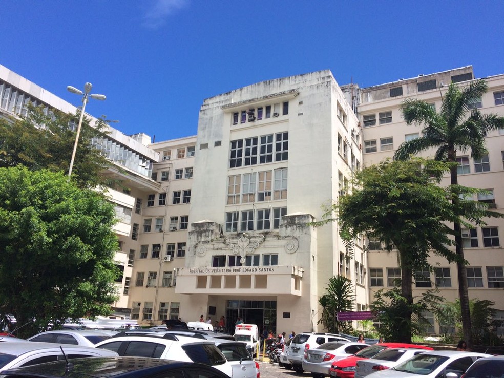 Procedimento foi feito no Hospital das Clínicas, em Salvador — Foto: Alan Oliveira/ G1
