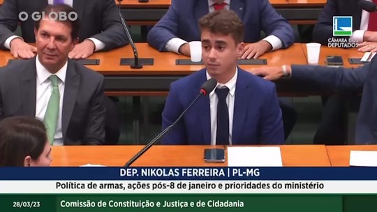Nikolas Ferreira é chamado de  'Chupetinha' em sessão da CCJ; vídeo