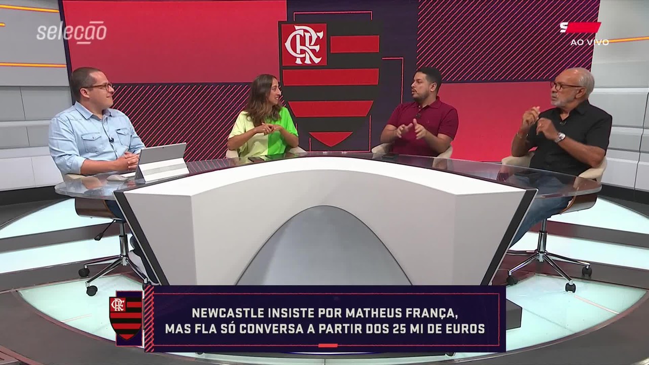 Seleção discute sobre interesse do Newcastle em Matheus França, do Flamengo